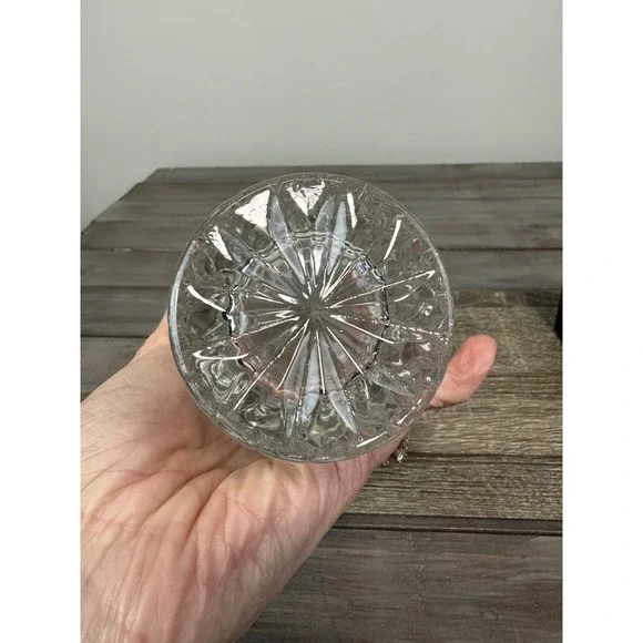 Blarney 24% Lead Crystal Pitcher Vintage 1989 Yugoslavia Diamond Cut - Picture 7 of 9